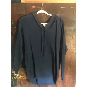Crop navy sweater